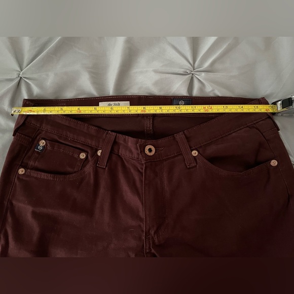 Adriano Goldschmied ‘The Stilt’ Cigarette Leg’. Gorgeous Maroon Colour. - Picture 9 of 11